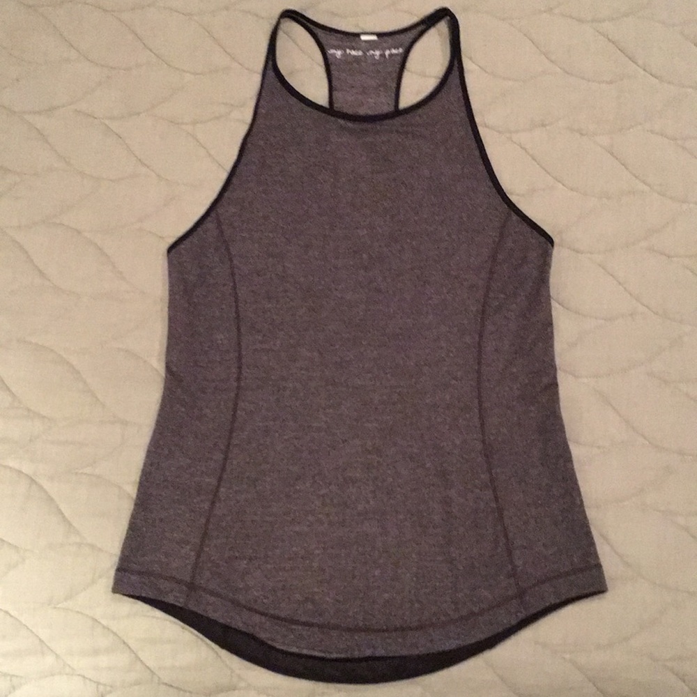 Lululemon Gray/Black Racerback